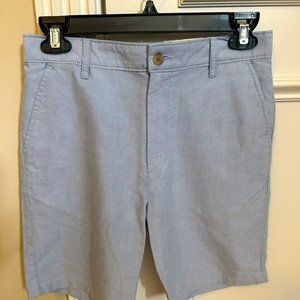 Classic Club: Flat Front stretch twill short, size 14
